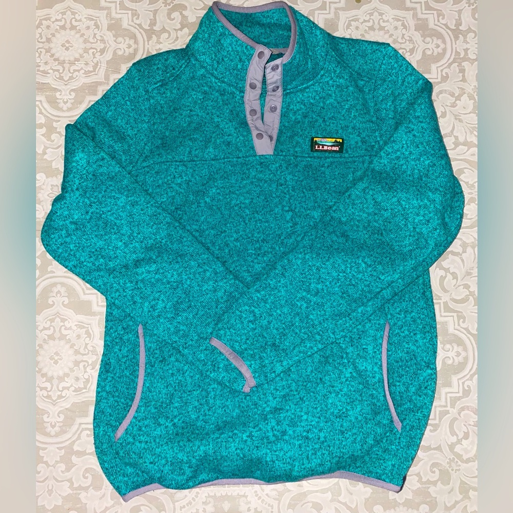 Women’s L.L. Bean sweater fleece pullover